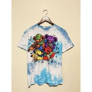Vintage Liquid Blue Grateful Dead Large Big River Jamboree GDP Tie Dye Medium